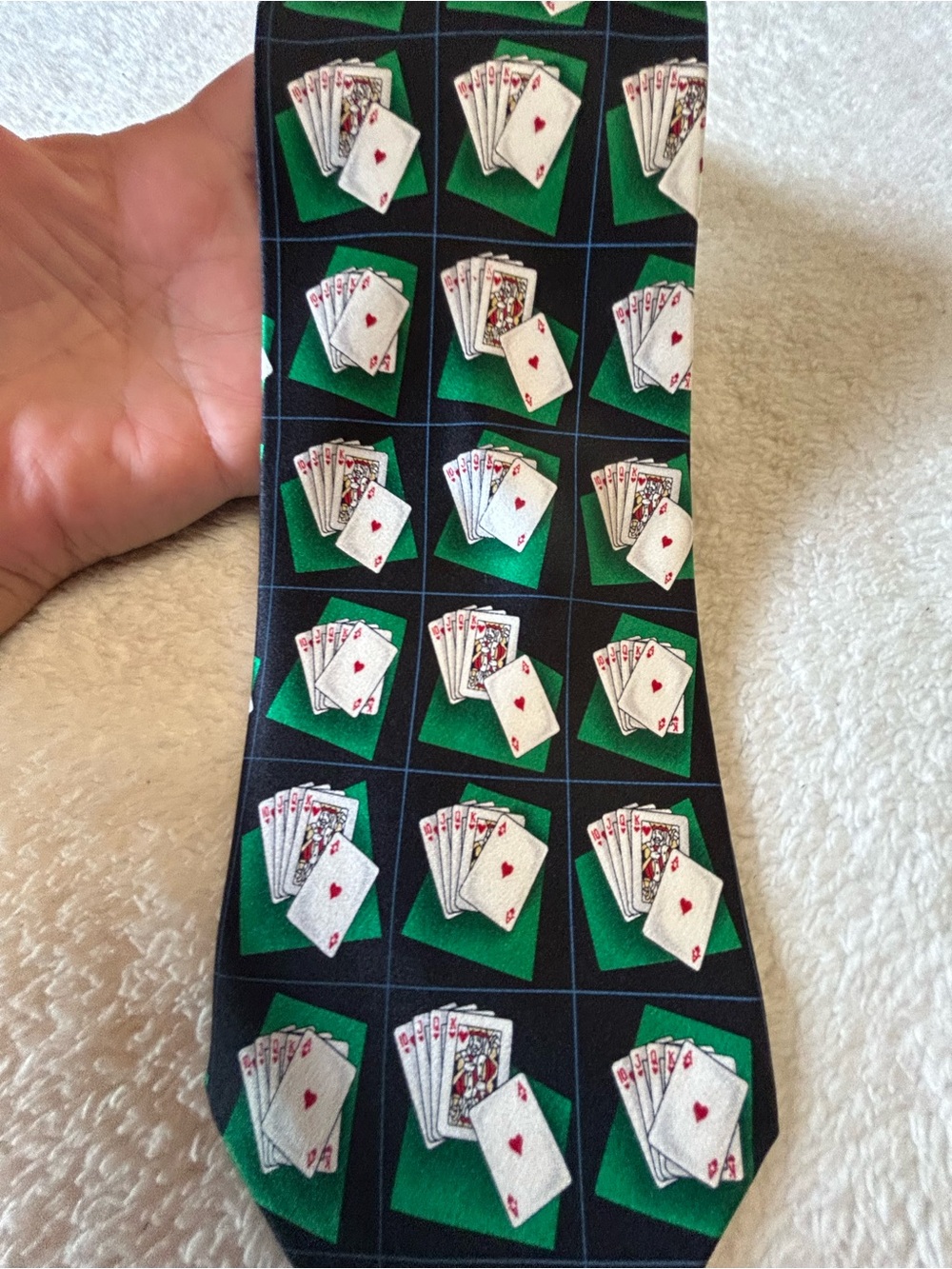 🎁3 for $30 - Novelty Playing Cards Necktie